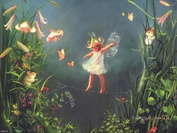 Art pour des enfants œuvres - Fleur Fairy pour les enfants